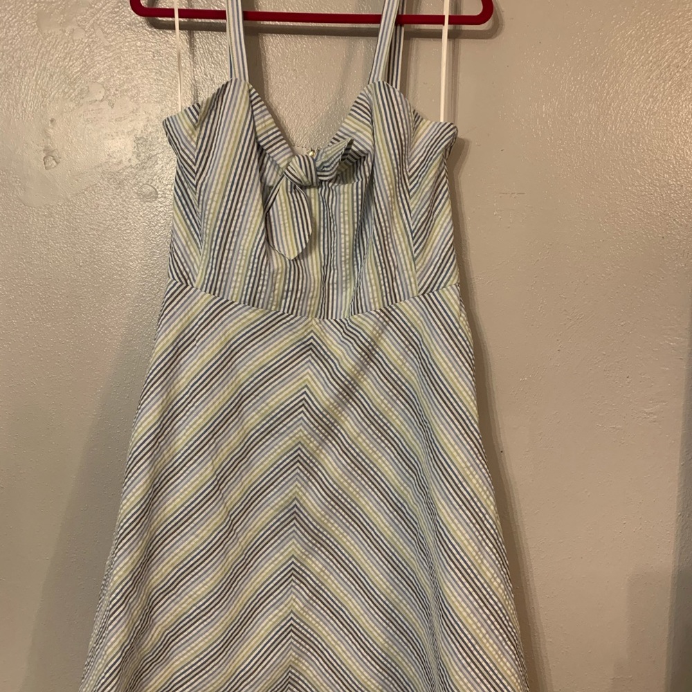 Draper James seer sucker dress NWT